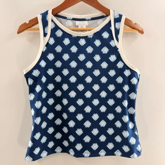 NWT Sigrid Olsen Golf & Tennis Sleeveless PerformanceWear Tank Too Size Medium - Picture 2 of 9